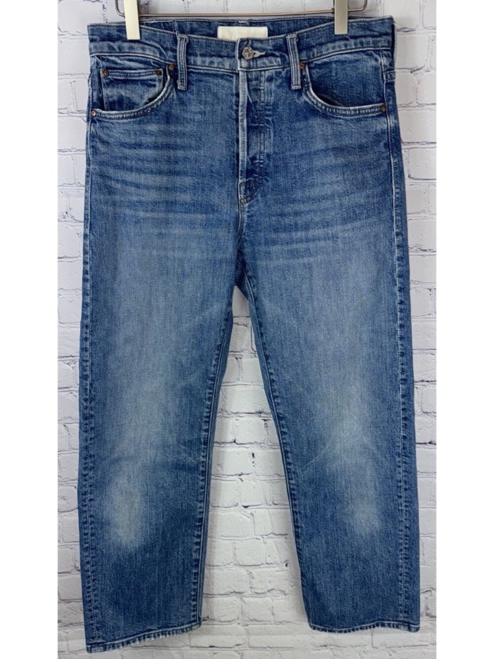 MOTHER SUPERIOR Women’s Size 27 The Ditcher Crop Jeans Running With Scissors